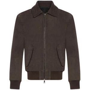 Franzese Collection, Heren, Jassen, Bruin, Maat: 2XL Wol,