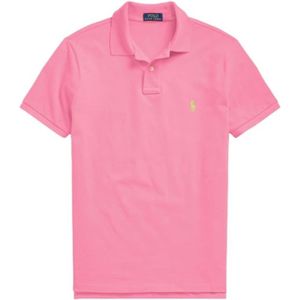 Polo Ralph Lauren, Heren, Tops, Roze, Maat: M Katoen,