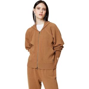 Twinset, Dames, Truien, Bruin, Maat: M Wol,