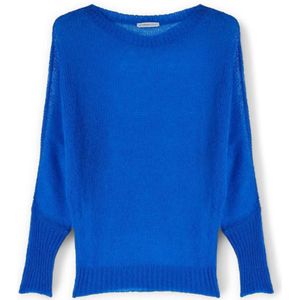 Motivi, Dames, Truien, Blauw, Maat: XS Mohair,
