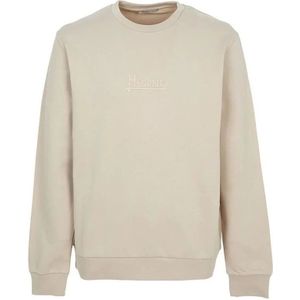 Herno, Heren, Sweatshirts & Hoodies, Beige, Maat: S Katoen,