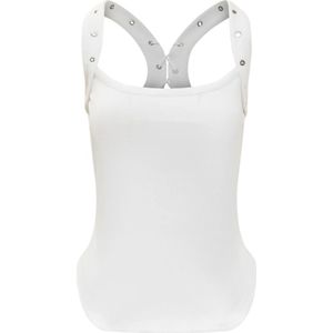 The Attico, Dames, Tops, Wit, Maat: M Jersey,