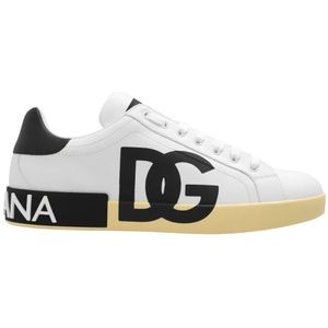 Dolce & Gabbana - Portofino Sneakers - Wit - Leer