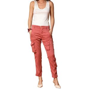 Mason's, Dames, Broeken, Rood, Maat: 2XS Modal,