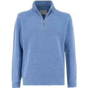 Ballantyne, Heren, Truien, Blauw, Maat: 3XL Wol,