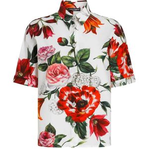Dolce & Gabbana, Dames, Blouses & Shirts, Veelkleurig, Maat: 2XS