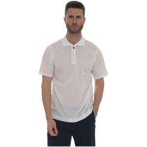 Kiton, Heren, Tops, Wit, Maat: L Katoen,