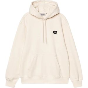 Carhartt Wip, Heren, Sweatshirts & Hoodies, Beige, Maat: XL Katoen,