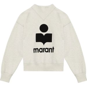 Marant étoile, Dames, Sweatshirts & Hoodies, Beige, Maat: S Denim,
