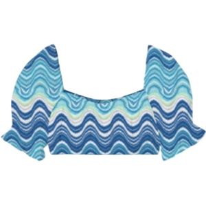 MC2 Saint Barth, Dames, Blouses & Shirts, Blauw, Maat: S