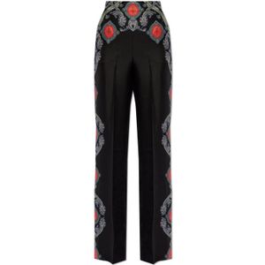 Etro, Dames, Broeken, Blauw, Maat: XS Zijde,