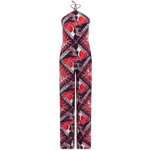 Valentino Garavani, Dames, Jumpsuits & Playsuits, Veelkleurig, Maat: XS Zijde,
