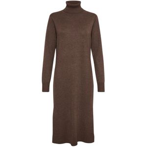 Saint Tropez, Dames, Jurken, Bruin, Maat: S