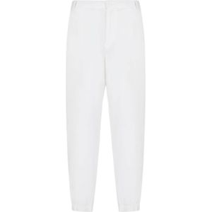Armani Exchange, Heren, Broeken, Wit, Maat: W30 Linnen,
