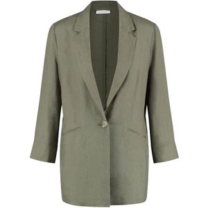 Gerry Weber, Dames, Jassen, Groen, Maat: L Linnen,
