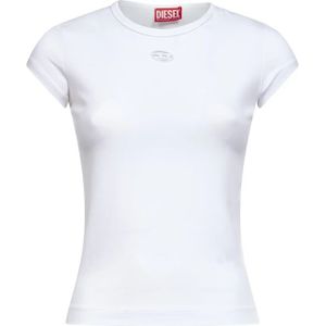 Diesel, Dames, Tops, Wit, Maat: L Katoen,