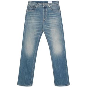 Alexander McQueen, Heren, Jeans, Blauw, Maat: M