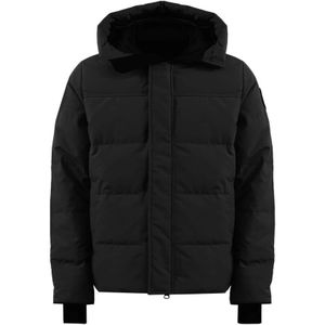 Canada Goose, Heren, Jassen, Zwart, Maat: L Leer,