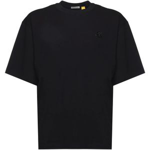 Moncler, Heren, Tops, Zwart, Maat: XL Katoen,