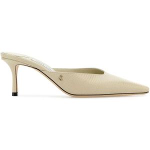 Jimmy Choo, Dames, Schoenen, Beige, Maat: 37 1/2 EU Leer,