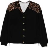 Liu Jo Sweatvest 'Better'  bruin / zwart