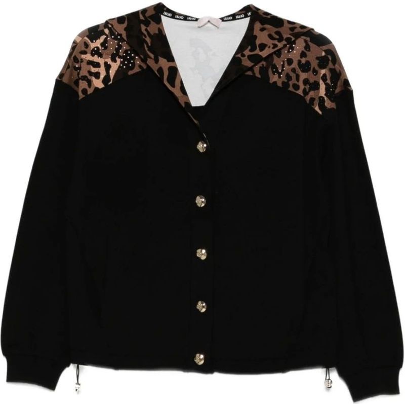 Liu Jo Sweatvest 'Better'  bruin / zwart