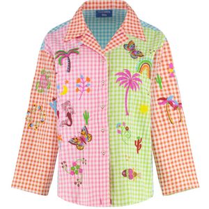 Susanna Blu, Dames, Blouses & Shirts, Veelkleurig, Maat: XS Katoen,