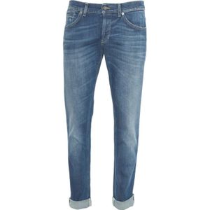 Dondup, Heren, Jeans, Blauw, Maat: W34 Denim,
