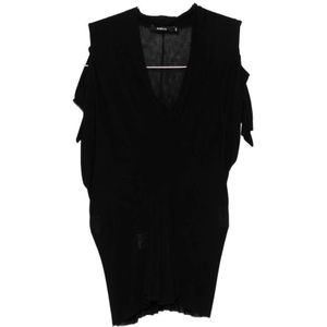 Amen, Dames, Jurken, Zwart, Maat: 2XS