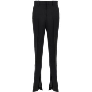 Gucci, Dames, Broeken, Zwart, Maat: XS