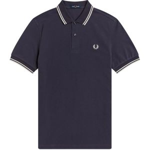 Fred Perry, Heren, Tops, Blauw, Maat: S Katoen,