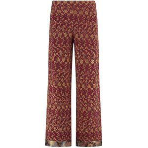 Etro, Dames, Broeken, Rood, Maat: S Zijde,