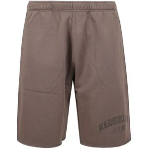 MM6 Maison Margiela, Heren, Korte broeken, Bruin, Maat: L Katoen,