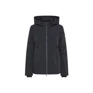 Peuterey Dames Softshell Auctor Puffer Jas , Black , Dames , Maat: XS