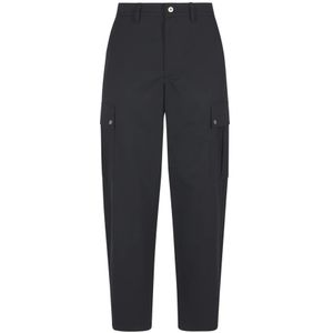 Burberry Zwarte Cargo Broek Italiaanse Stijl , Black , Heren , Maat: M