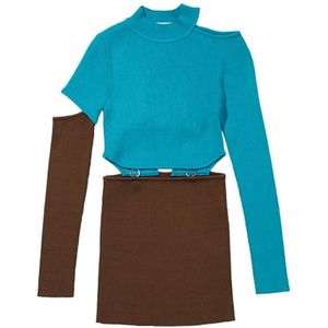 Andersson Bell, Dames, Jurken, Veelkleurig, Maat: S Leer,