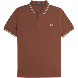 Fred Perry, Heren, Tops, Bruin, Maat: XS Katoen,