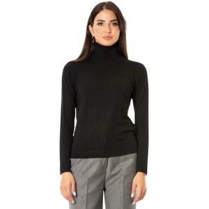 Weekend Max Mara, Dames, Truien, Zwart, Maat: L Zijde,