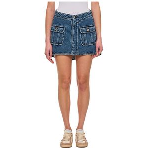 JW Anderson, Dames, Korte broeken, Blauw, Maat: S Denim,
