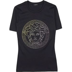 Versace, Dames, Tops, Zwart, Maat: M