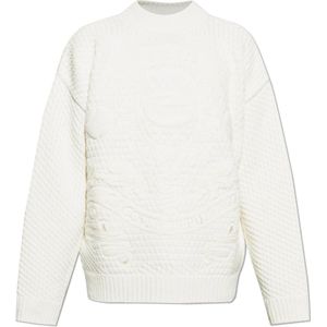 Lacoste, Heren, Truien, Beige, Maat: M Wol,