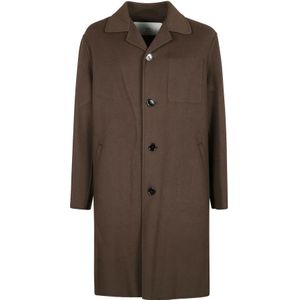 Ami Paris, Heren, Mantels, Bruin, Maat: M