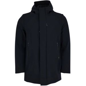 Rrd, Heren, Mantels, Blauw, Maat: 2XL Polyamide,