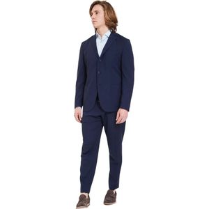 Santaniello, Heren, Pakken, Blauw, Maat: XL