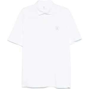 Brunello Cucinelli, Heren, Tops, Wit, Maat: S