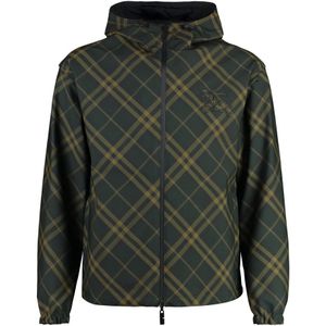 Burberry, Heren, Jassen, Groen, Maat: M Polyamide,