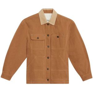 Isabel Marant, Dames, Jassen, Bruin, Maat: 2XS Katoen,