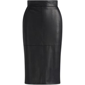 Elisabetta Franchi, Dames, Rokken, Zwart, Maat: M