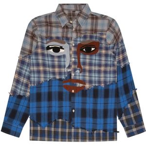 KidSuper Studios, Heren, Overhemden, Veelkleurig, Maat: XL Flanel,