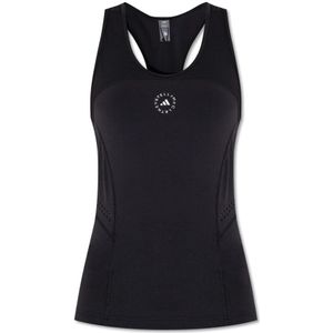 Adidas by Stella McCartney, Dames, Tops, Zwart, Maat: XS Poliester,